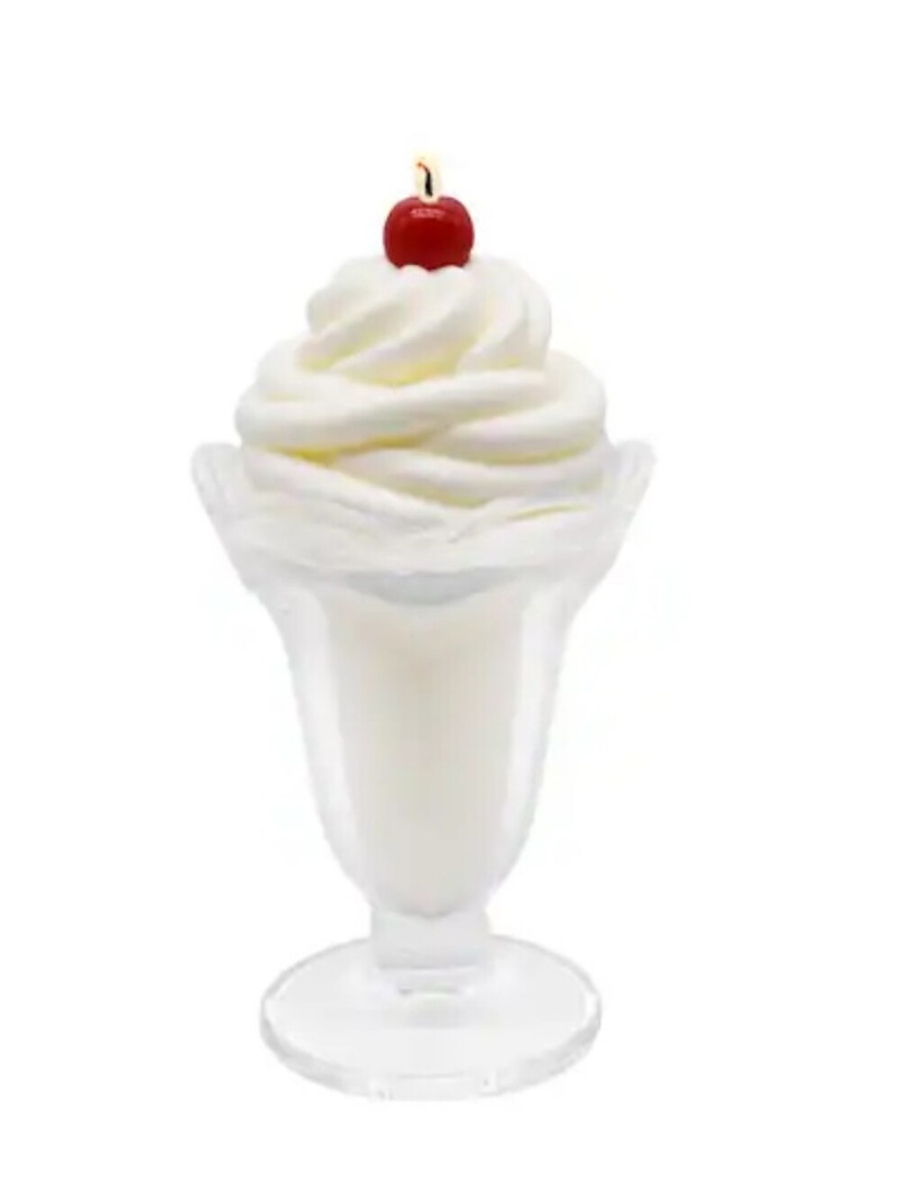 Vanilla Ice Cream Sunday Scented Candle Kidcore Nostalgia Retro Realistic